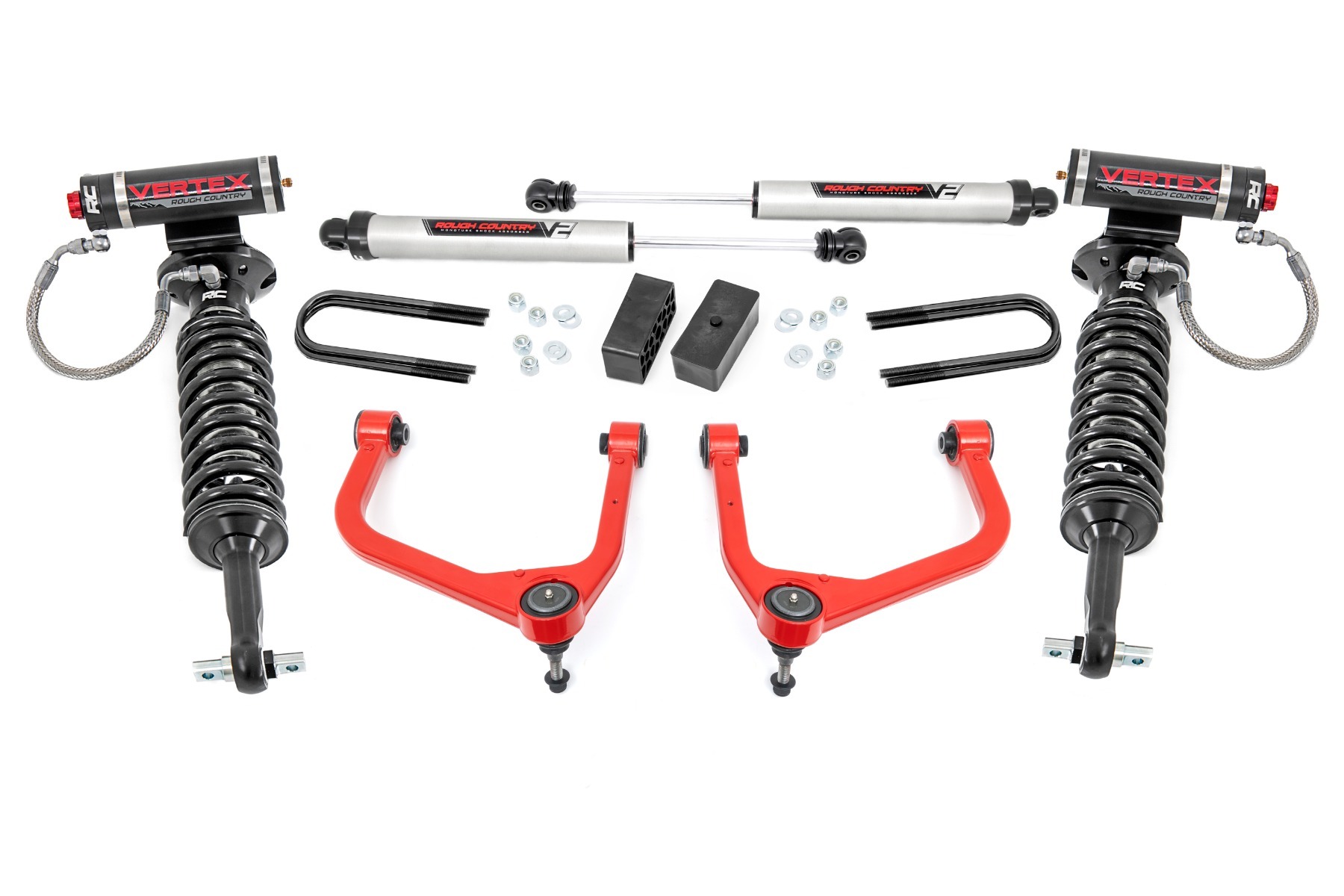 3.5 Inch Lift Kit | Vertex/V2 | GMC Sierra 1500 2WD/4WD (2025-2026) | Red