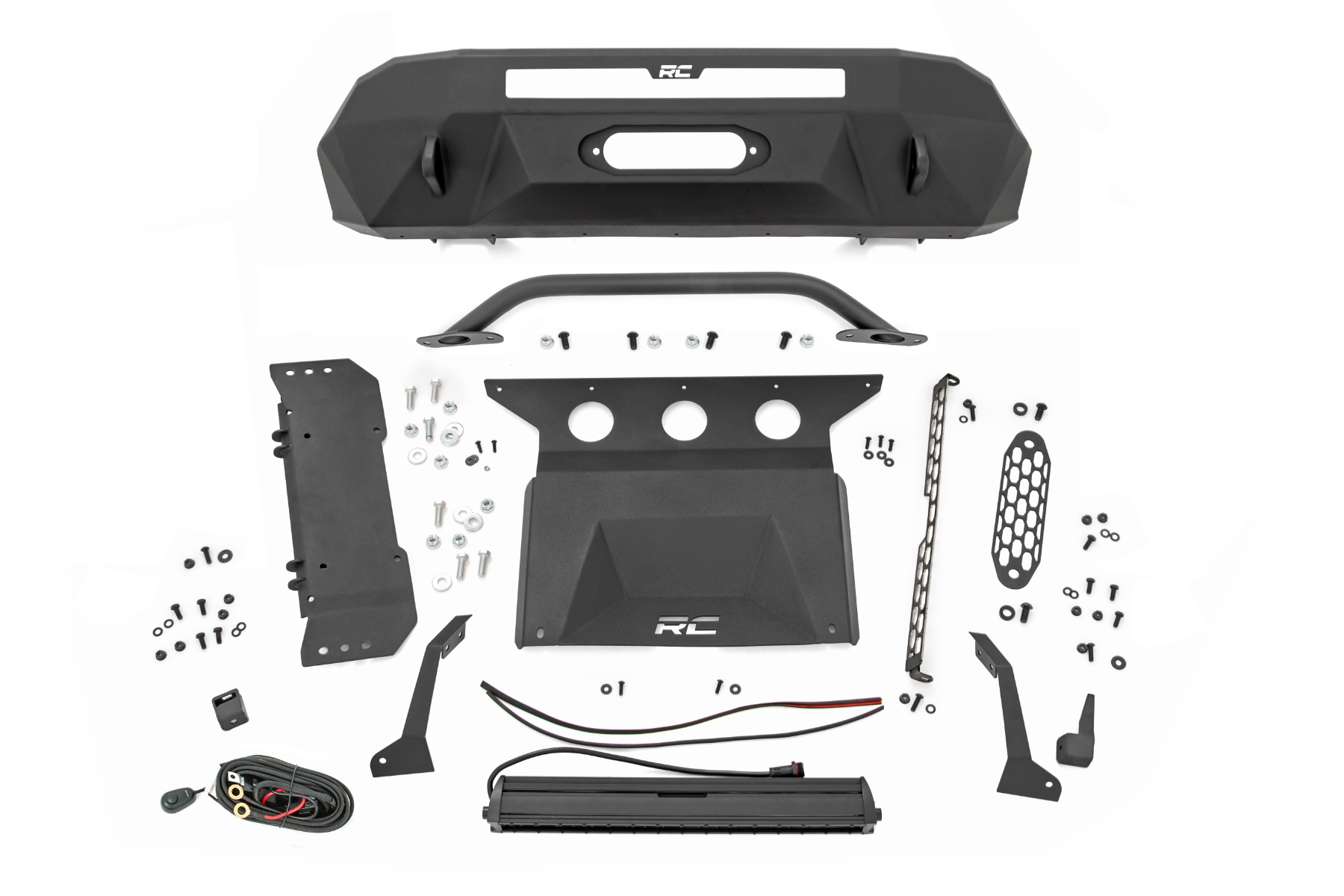 Frontstoßstange | Hybrid | 20 Zoll Schwarz LED | Toyota Tacoma 2WD/4WD (2016–2023) — Bild 4