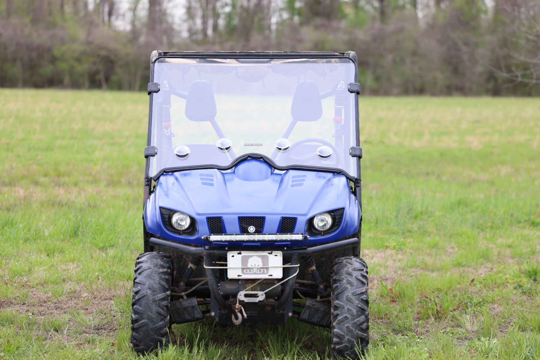 Belüftete Vollwindschutzscheibe | Kratzfest | Yamaha Rhino 450/Rhino 700 — Bild 2
