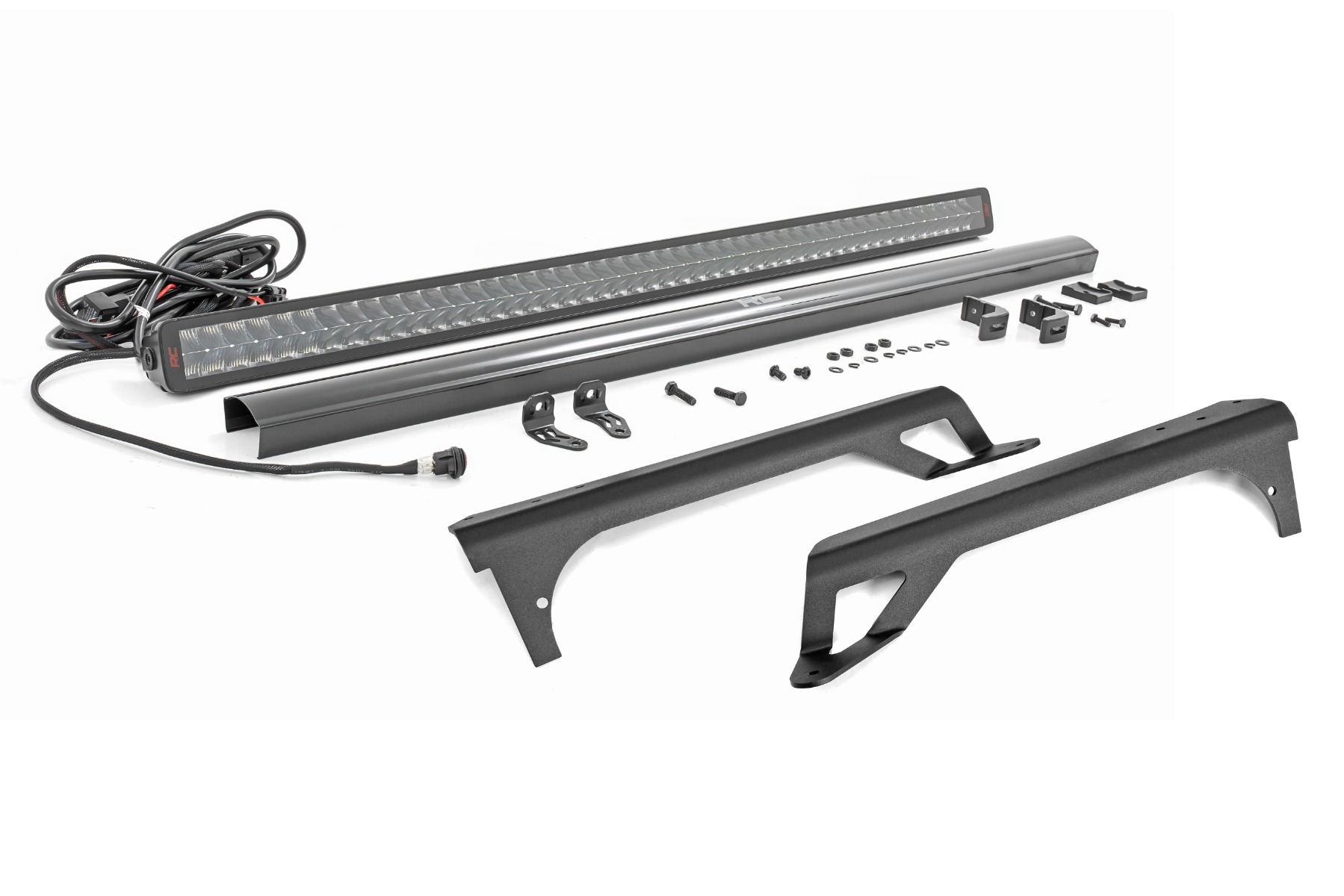 LED-Beleuchtungsset | Windschutzscheibenhalterung | 50 Zoll Spectrum Dual Row | Jeep Wrangler TJ (97–06)