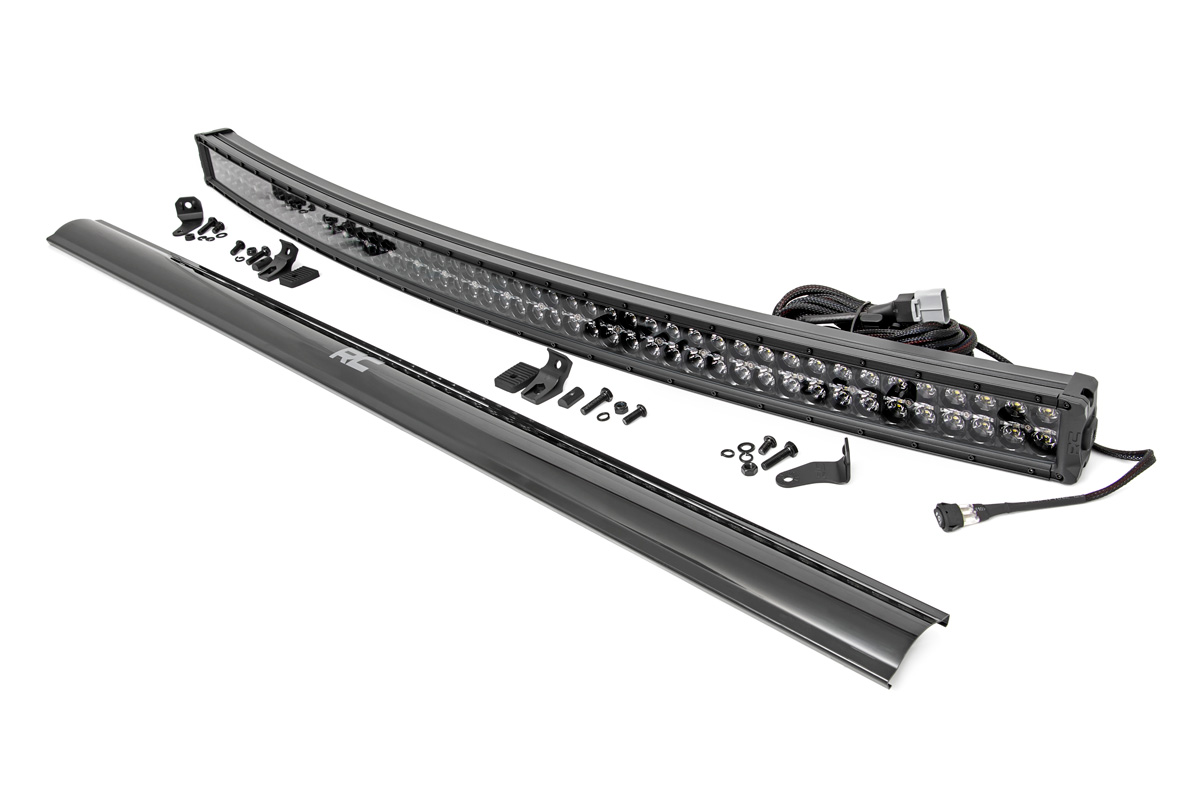 54-Zoll-LED-Lichtleiste der Black Series | Gebogen | Zweireihig | Tageslichtweiß