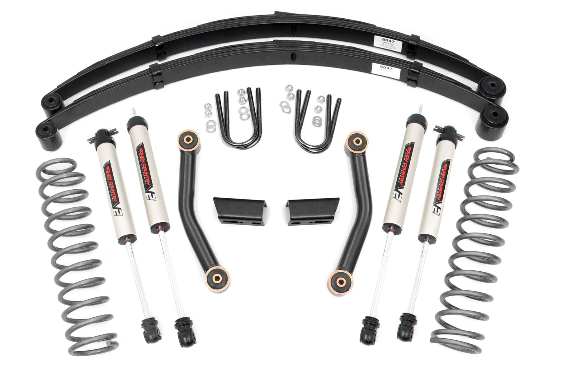 3-Zoll-Lift Kit | Serie II | RR-Federn | V2 | Jeep Cherokee XJ (84–01)