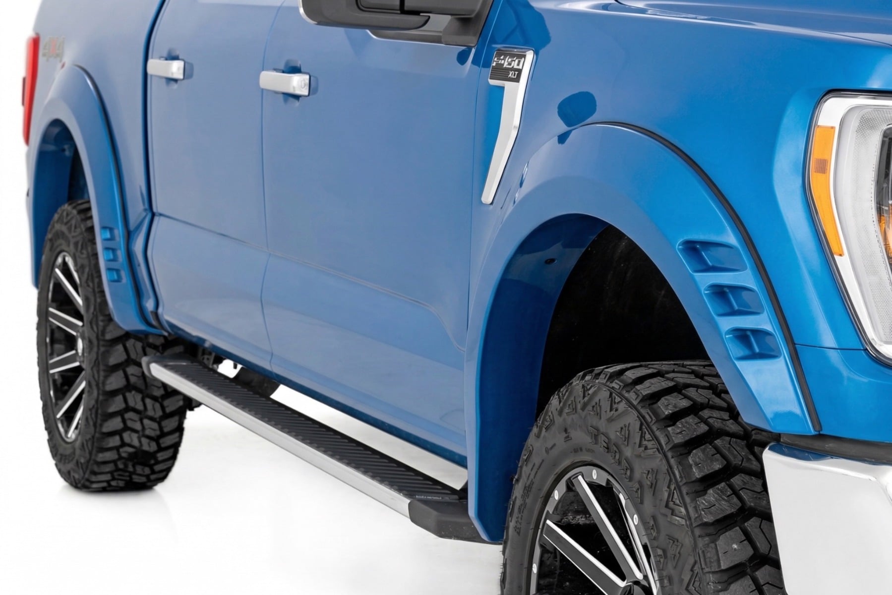 SF1 Kotflügelverbreiterungen | E7 Velocity Blue | Ford F-150 2WD/4WD (2021–2026) — Bild 4