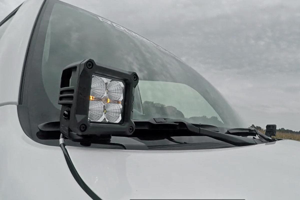 LED-Beleuchtungsset | Grabenmontage | 2" Schwarzes Flutlicht-Paar | Toyota 4Runner (2010–2024) — Bild 3