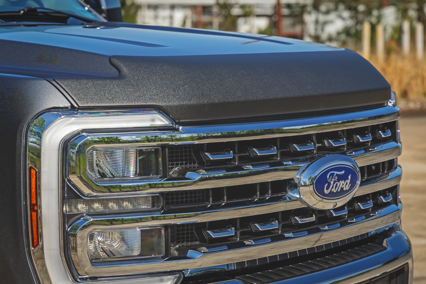 Hood Protector | Gloss Black | Ford F-250/F-350 Super Duty 2WD/4WD (23-26) — Bild 3
