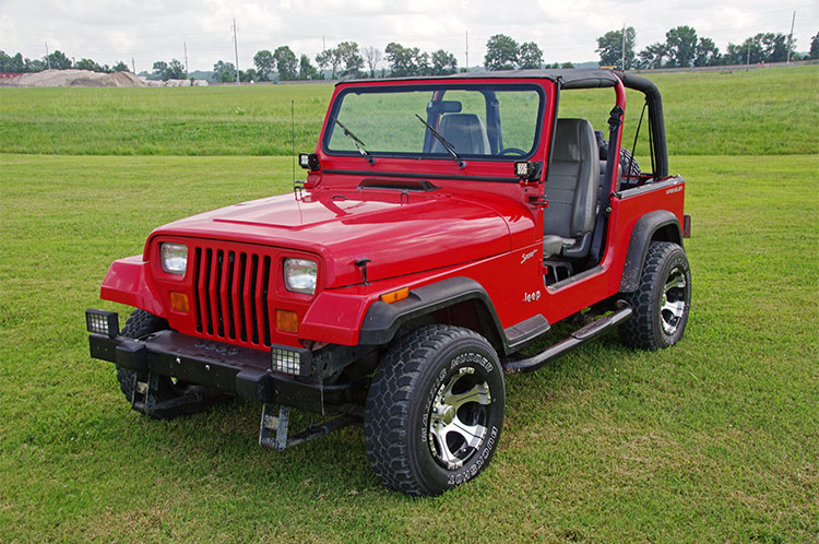 LED-Lichthalterung | Untere Windschutzscheibe | Paar Leuchten | Jeep Wrangler YJ 4WD (87–95) — Bild 4
