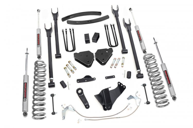6-Zoll-Lift Kit | Benziner | 4-Lenker-Aufhängung | Ford F-250/F-350 Super Duty 4WD (2008–2010)
