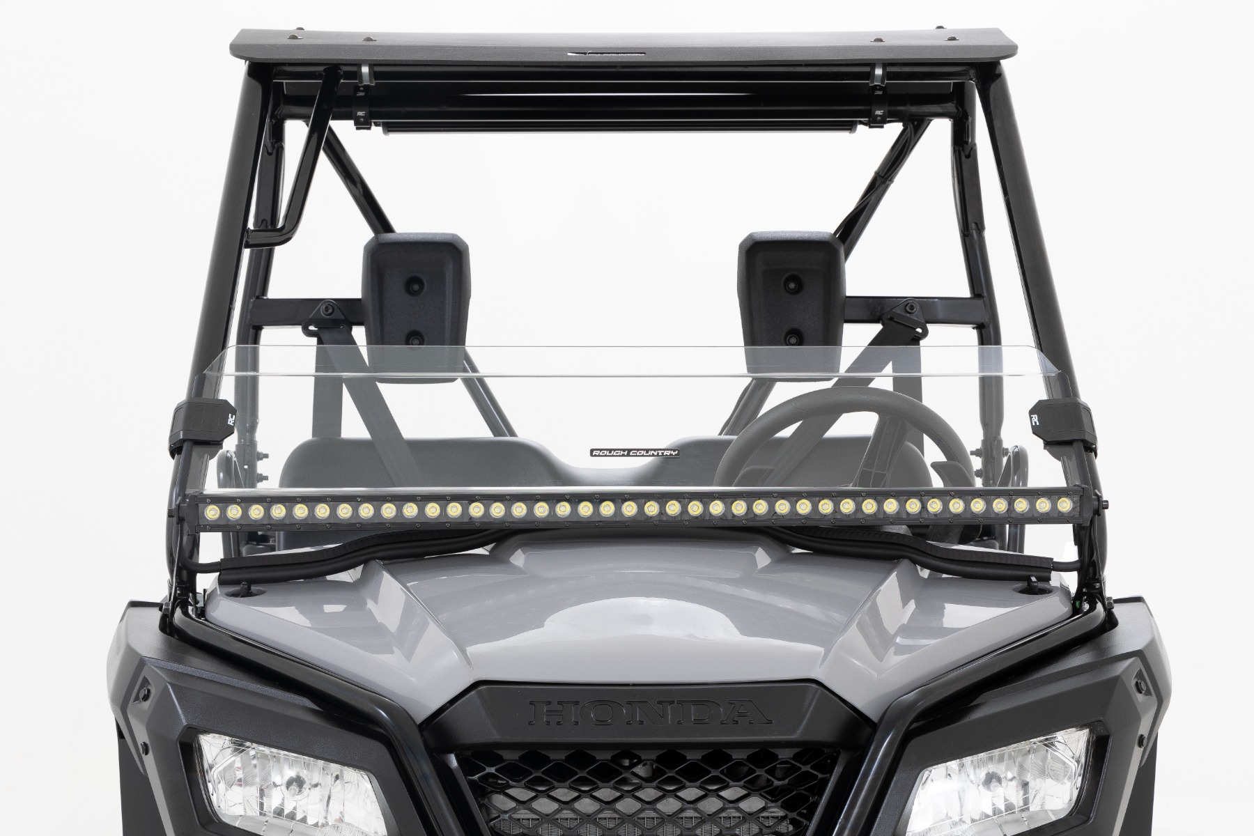 LED-Leuchte | Befestigung am Schutzbügel | 40 Zoll Schwarz | Honda Pioneer 520 — Bild 4
