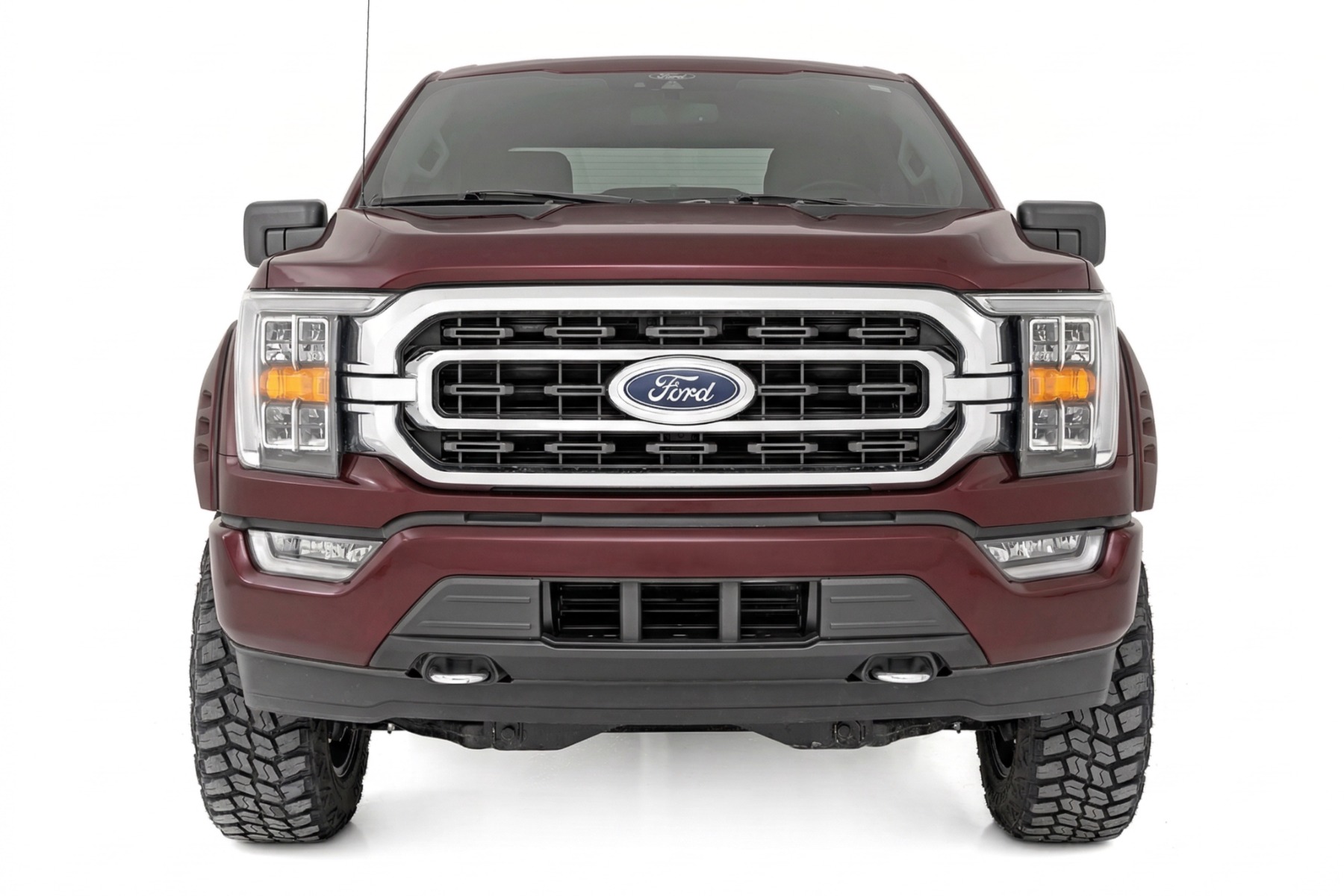 SF1 Kotflügelverbreiterungen | E2 Magma Red | Ford F-150 2WD/4WD (2021–2026) — Bild 5