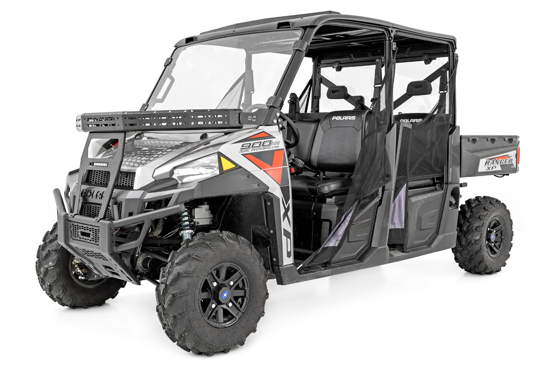 Frontgepäckträger | 6 Zoll Schwarz Slimline | Polaris Ranger XP 900/Ranger XP 1000 — Bild 4
