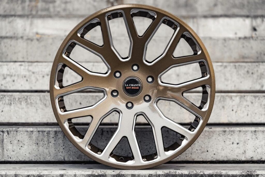 La Chanti OF8 | Glossy Bronze Milled · 9.5J×22" · ET12 | 6x139.7 — Bild 1