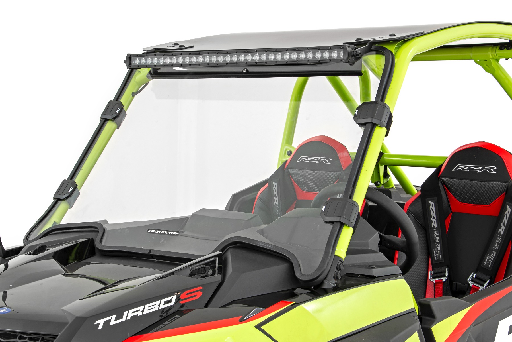 LED-Beleuchtungsset | 30 Zoll, gebogen | Fronthalterung | Black Series | Polaris RZR Turbo S4 — Bild 6