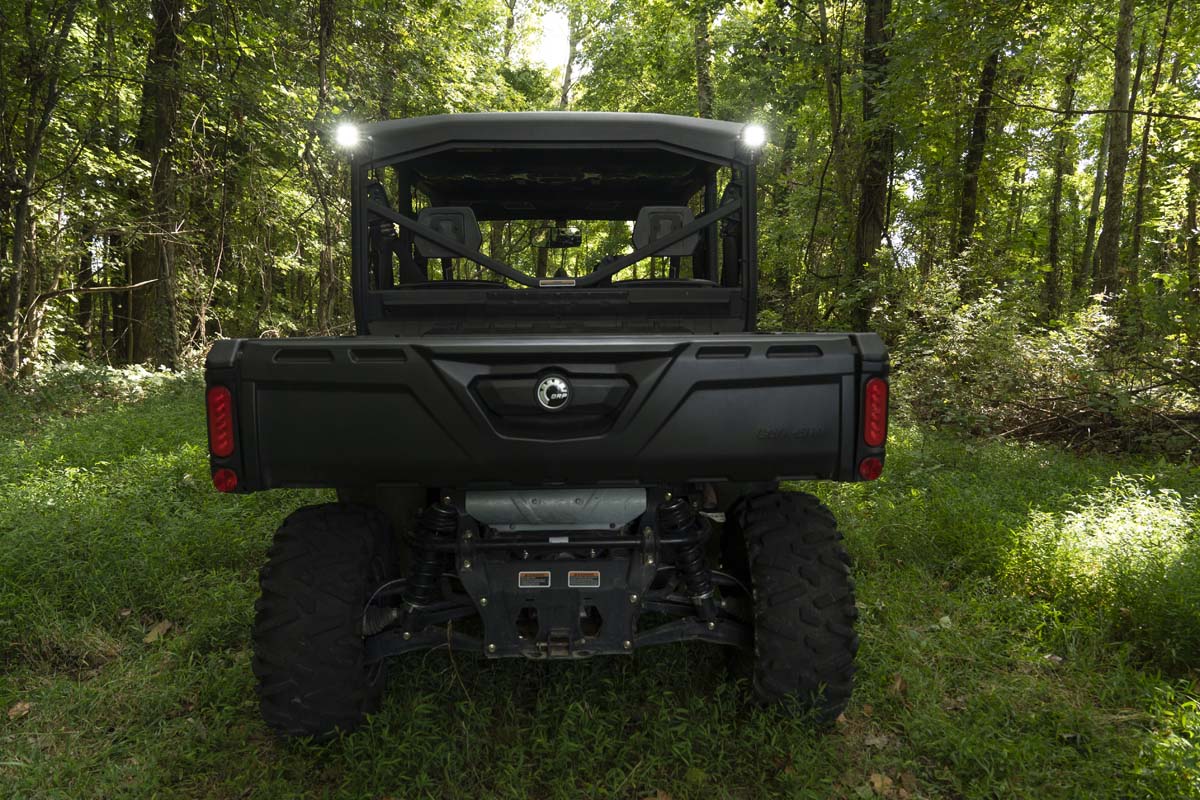 LED-Leuchte | Anbringung an der Fahrerkabine | 2 Zoll Schwarz, Paar | Breitstrahl | Can-Am Defender HD 5/HD 8/HD 9/HD 10 — Bild 3