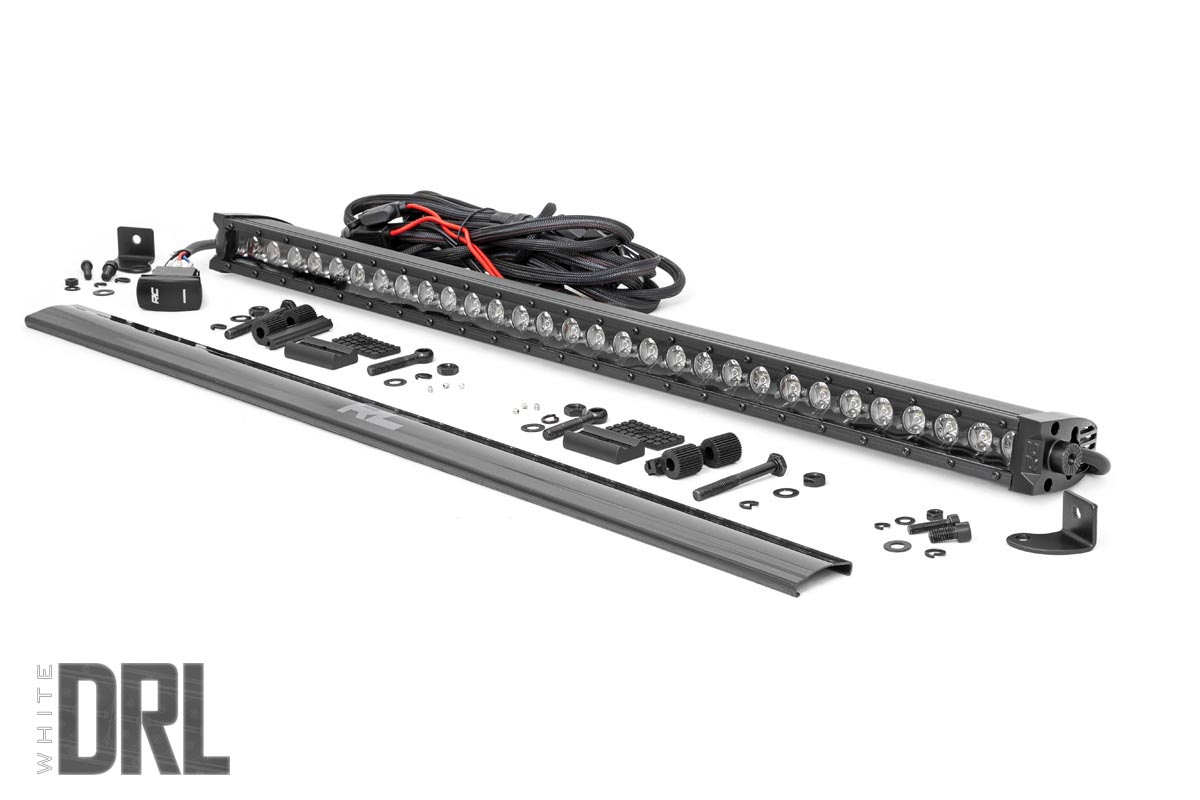 30 Inch Black Series LED Light Bar | Single Row | Cool White DRL — Bild 2