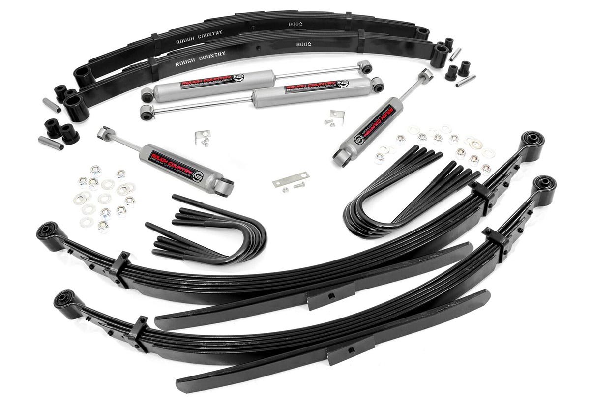 2-Zoll-Lift Kit | 52-Zoll-Hinterradfedern | Chevy/GMC C10/K10 Pickup & SUV/K5 Blazer (77–87)