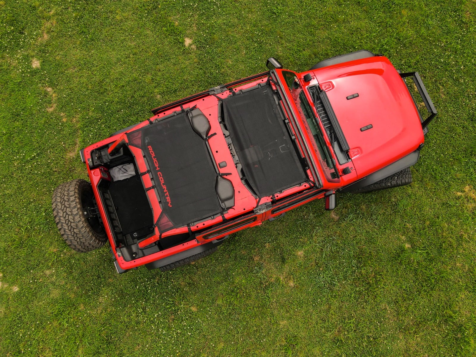 Mesh-Bikini-Oberteil Plus | Schwarz | Jeep Wrangler JL (21–23)/Wrangler Unlimited (18–23) — Bild 3