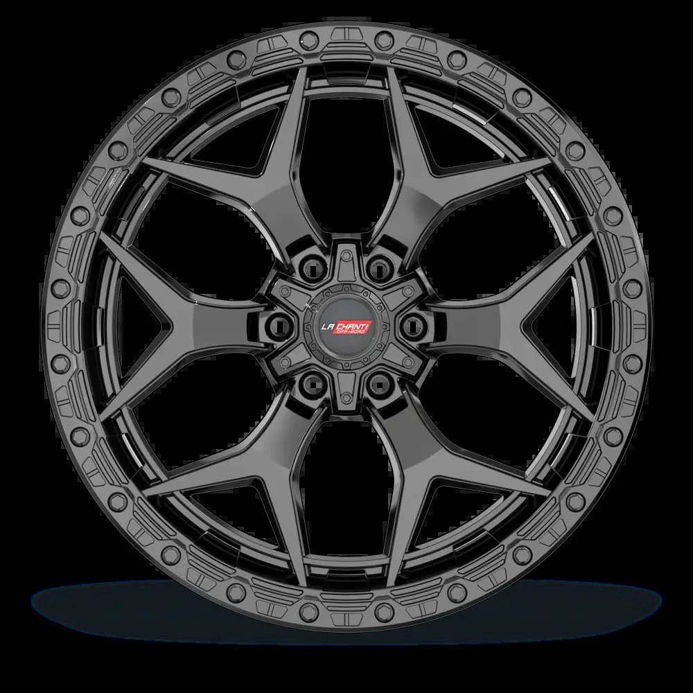 La Chanti OF37 | Glossy Black · 12J×20" · ET-44 | 6x135 / 6x139.7