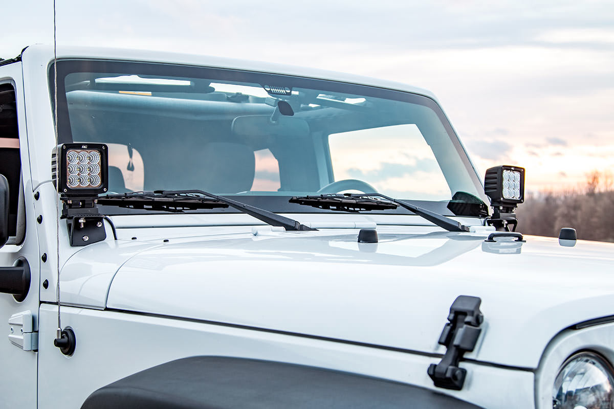 Lichtträger | Untere Windschutzscheibe | Jeep Wrangler JK/Wrangler Unlimited (07–18) — Bild 3
