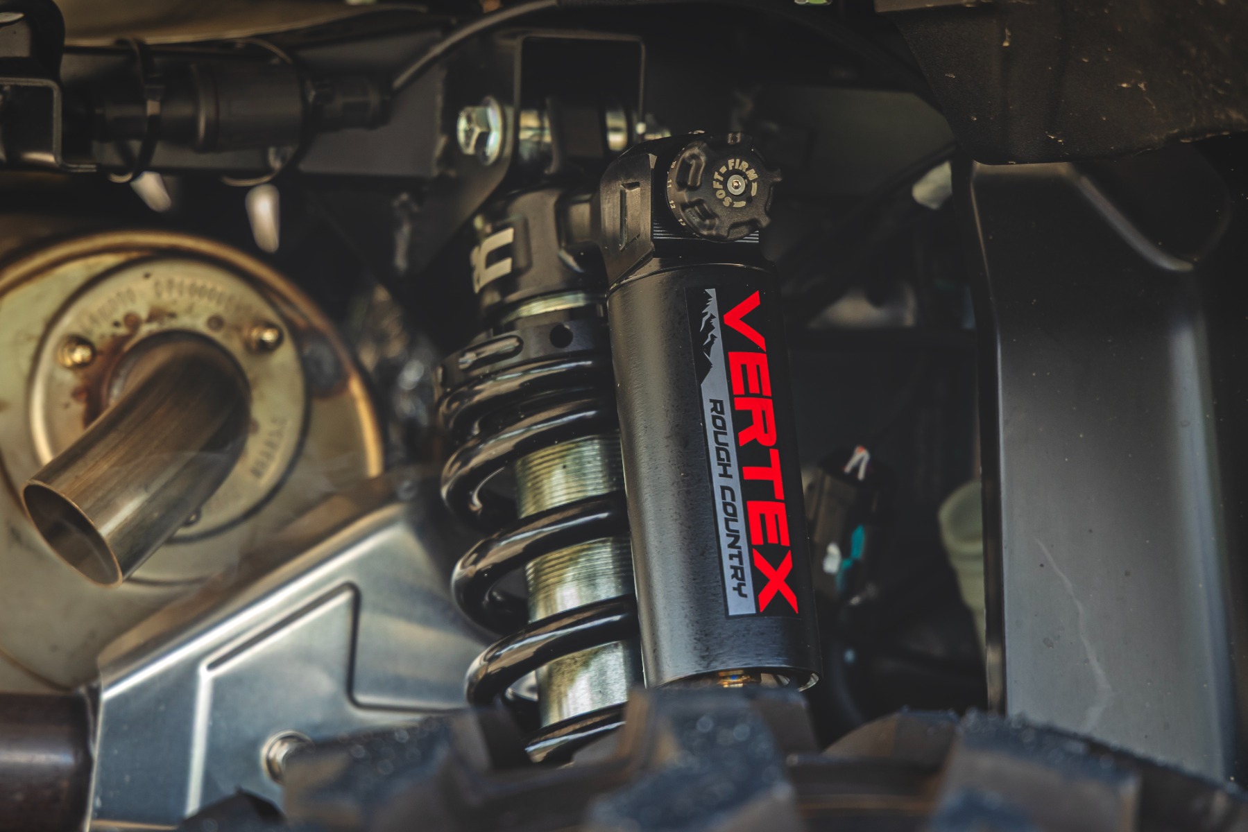 Vertex-Stoßdämpfer-Paar mit Gewinde für die Hinterachse | Einstellbar | CFMOTO UFORCE 1000/1000XL — Bild 4