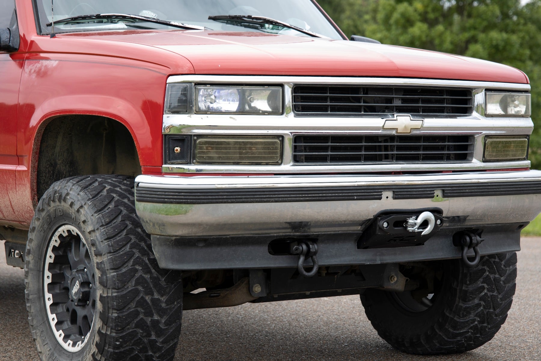 Halterung für Abschlepphaken und Schäkel | D-Ring-Kombination | Chevy/GMC 1500 Pickup & SUV (88–99) — Bild 3