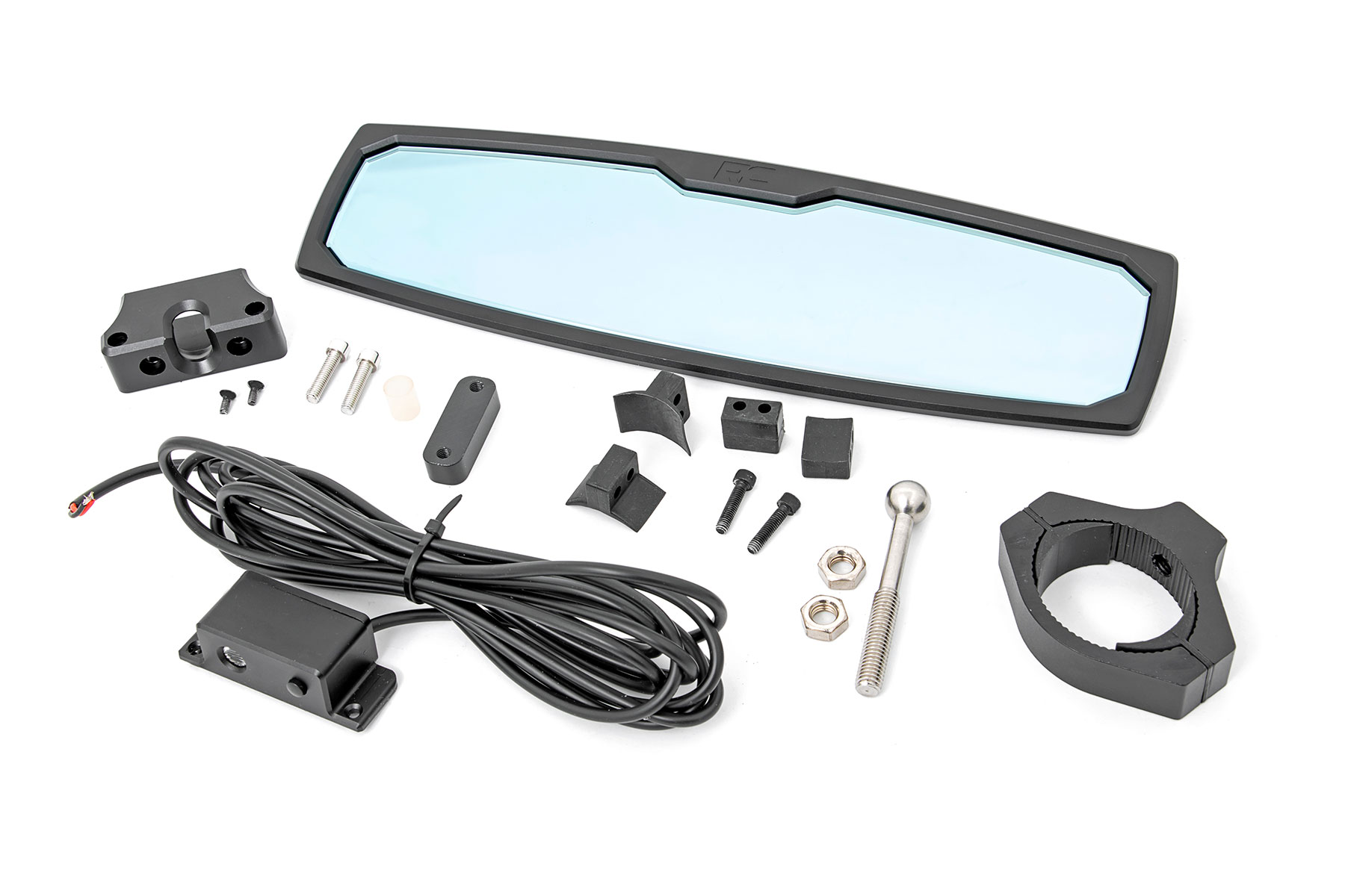 UTV-Rückspiegel aus Aluminium | Innenbeleuchtung | 12 Zoll | 1,75--Halterung — Bild 4