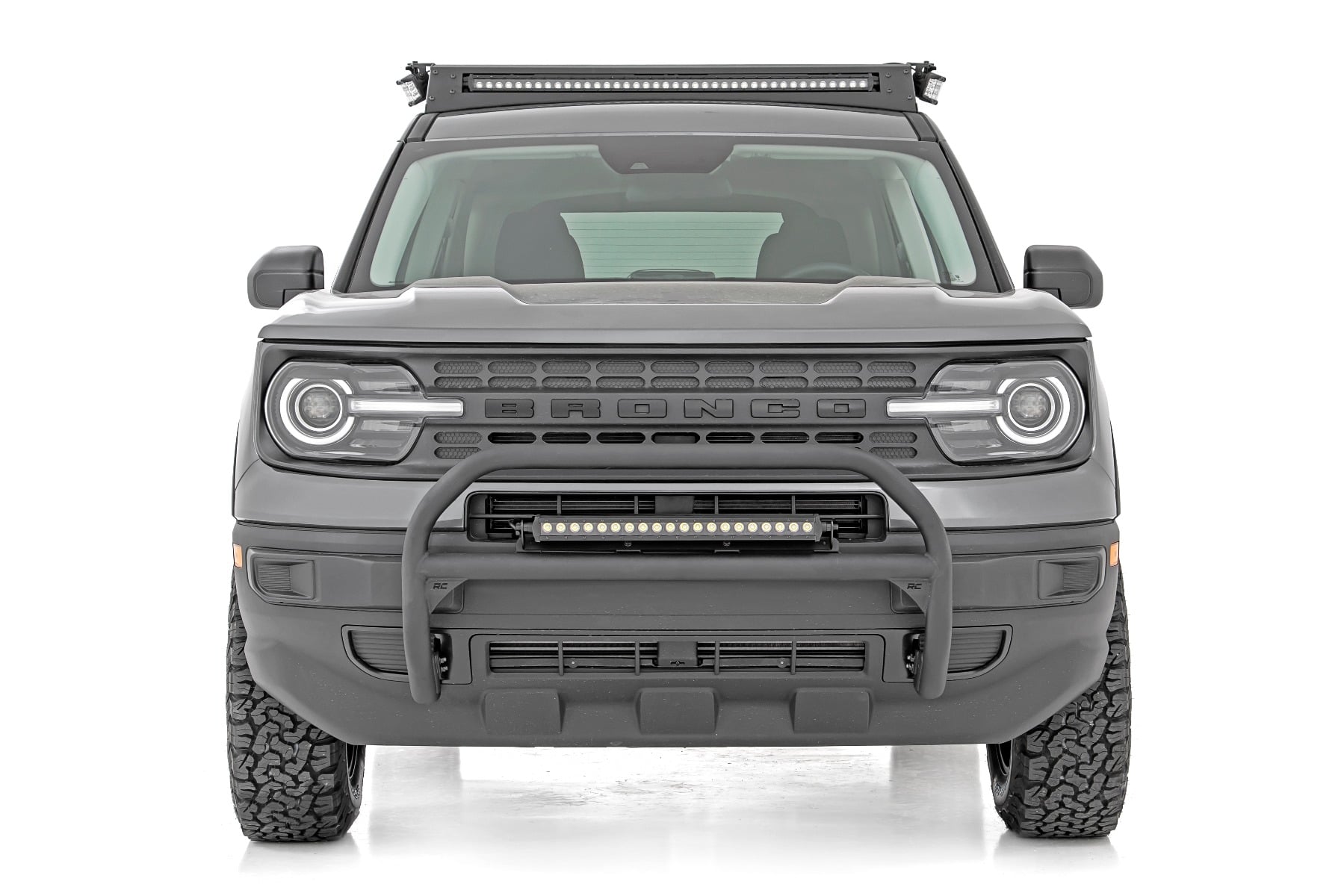 LED-Beleuchtungsset | Befestigung am Dachgepäckträger | 40" Schwarz, einreihig | Ford Bronco Sport (21–26) — Bild 7