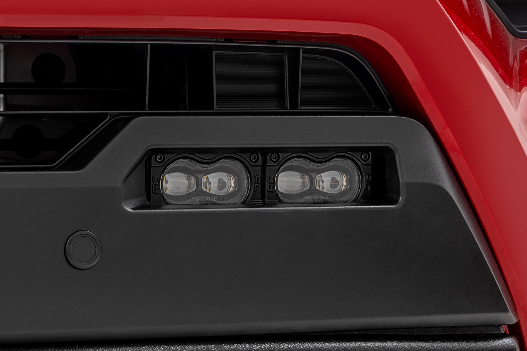 LED-Nebelscheinwerfer-Set | 3x1,75 Zoll Black Series Slim Aux | Gelb | Toyota Tacoma (24–26) — Bild 5