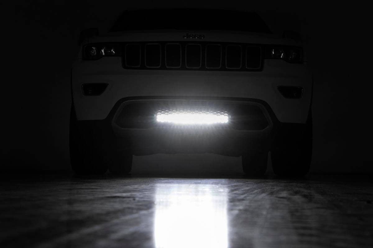 LED-Beleuchtungsset | Stoßstangenmontage | 20 Zoll Chrom, zweireihig | Gelbe Tagfahrleuchten | Jeep Grand Cherokee WK2 (2011–2020) — Bild 5