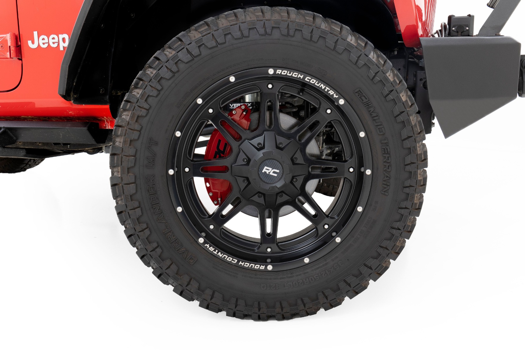 Bremssattelabdeckungen | Vorne und hinten | Rot | Sport | Jeep Gladiator JT/Wrangler JL (18–26) — Bild 4