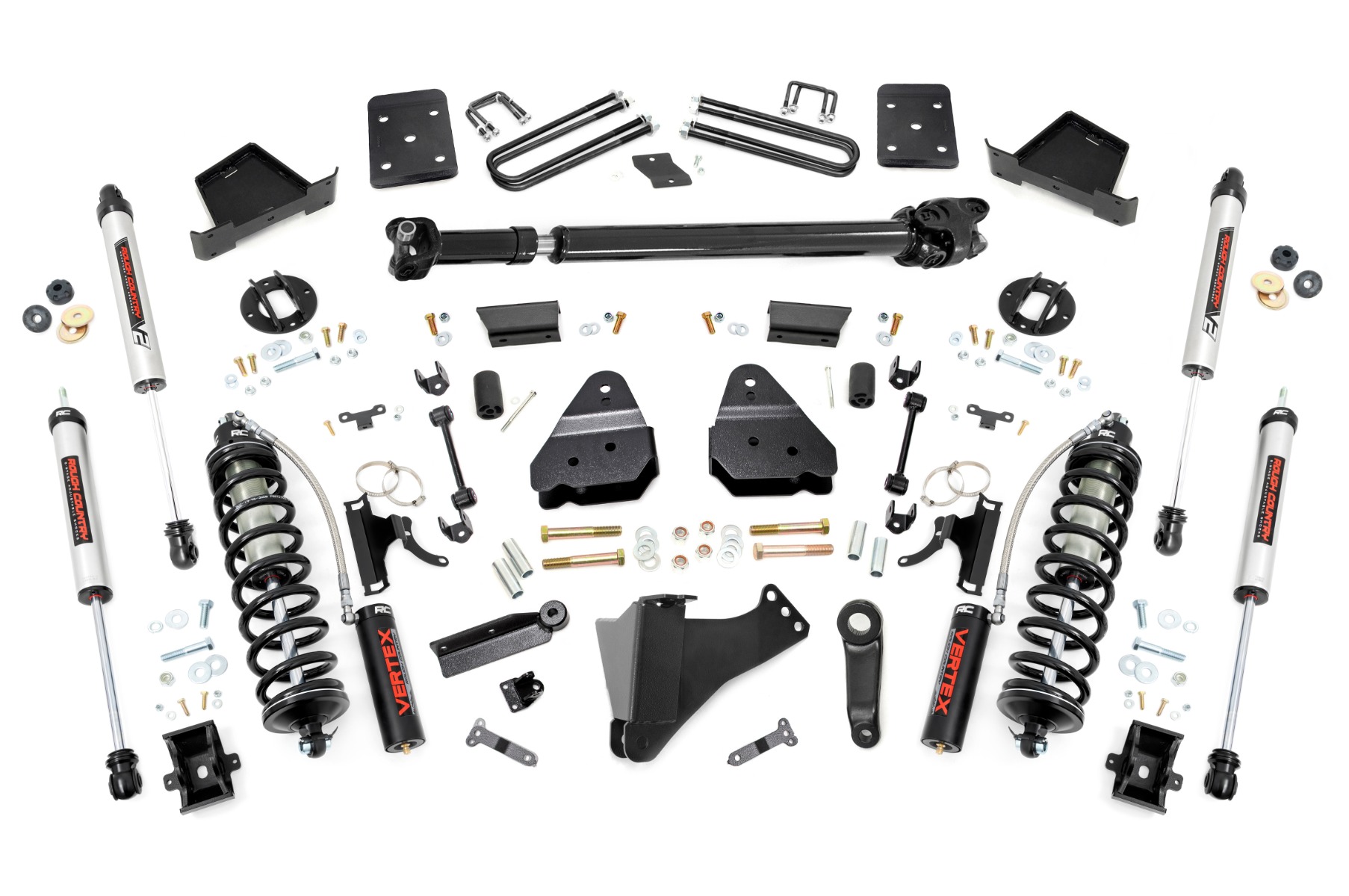 6-Zoll-Höherlegung | Zusatzfeder | D/S | V2-Gewindefahrwerk | Ford F-250/F-350 Super Duty (2017–2022)