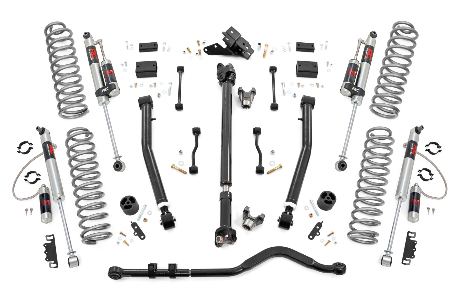 3.5 Inch Lift Kit | Adj Lower | FR D/S | M1R | Jeep Wrangler JL 4WD (24-26)
