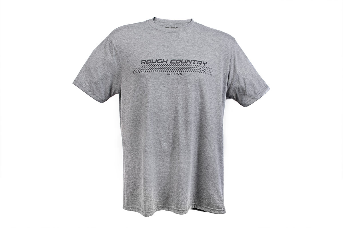 Rough Country T-Shirt | Horizontal Tread | Grau | MD