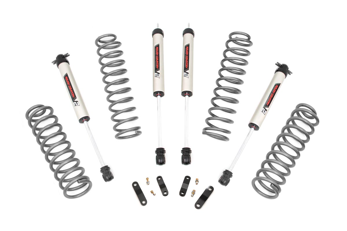 2,5-Zoll-Lift Kit | Schraubenfedern | V2 | Jeep Wrangler Unlimited 2WD/4WD (2007–2018)