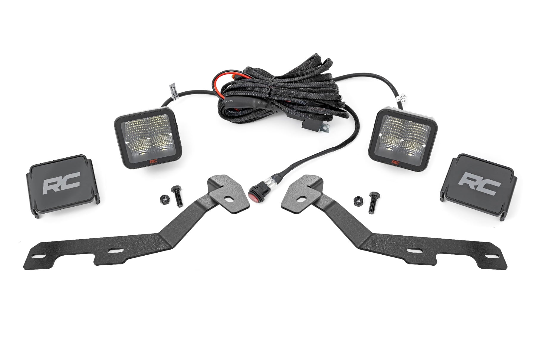 LED-Beleuchtungsset | Grabenmontage | 2 Zoll Spectrum-Paar | Spot | RAM 1500 (19–26)