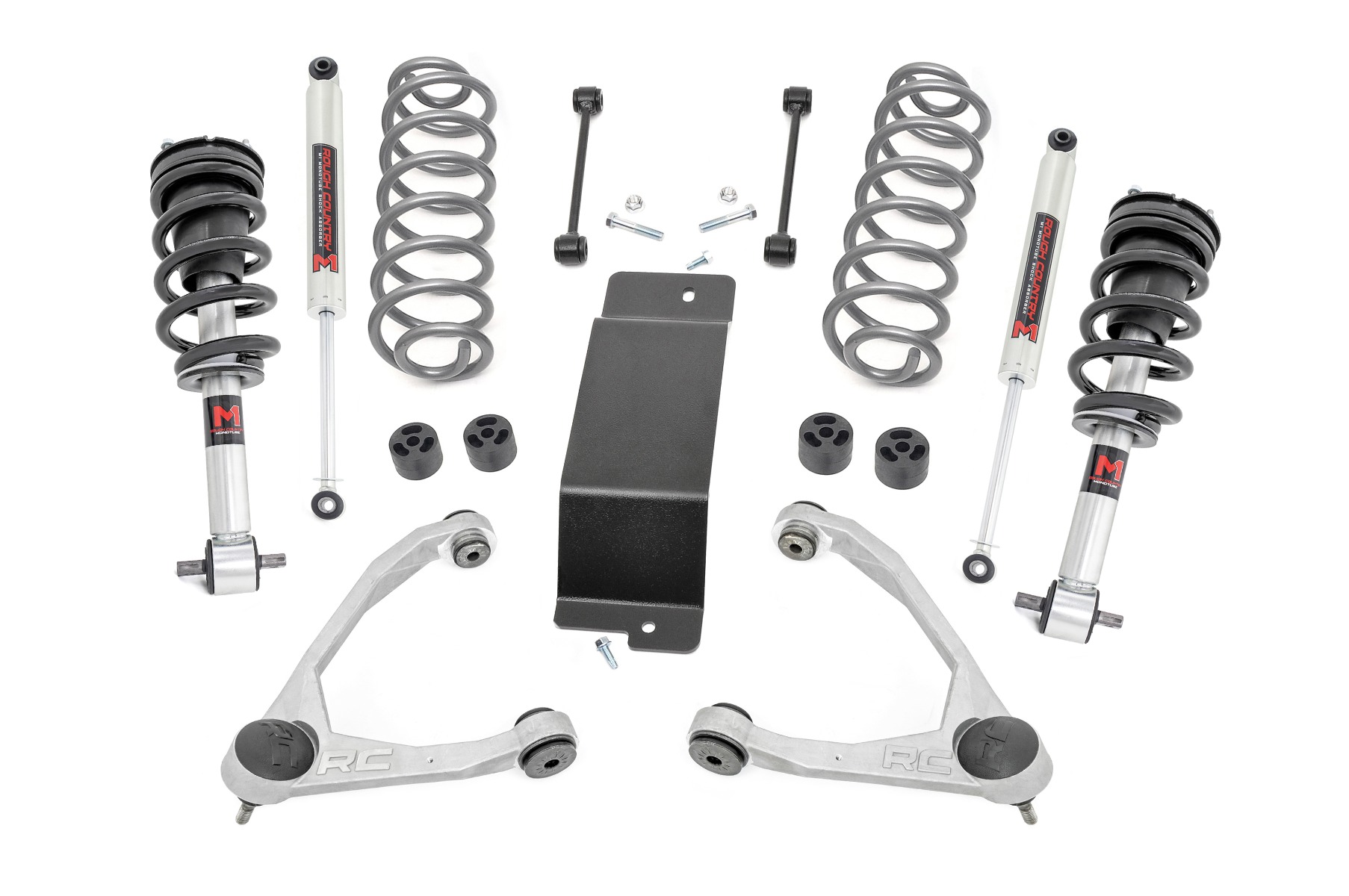3,5-Zoll-Lift Kit | M1-Federbeine | Geschmiedete Querlenker | Chevy/GMC SUV 1500 2WD/4WD (2007–2020)