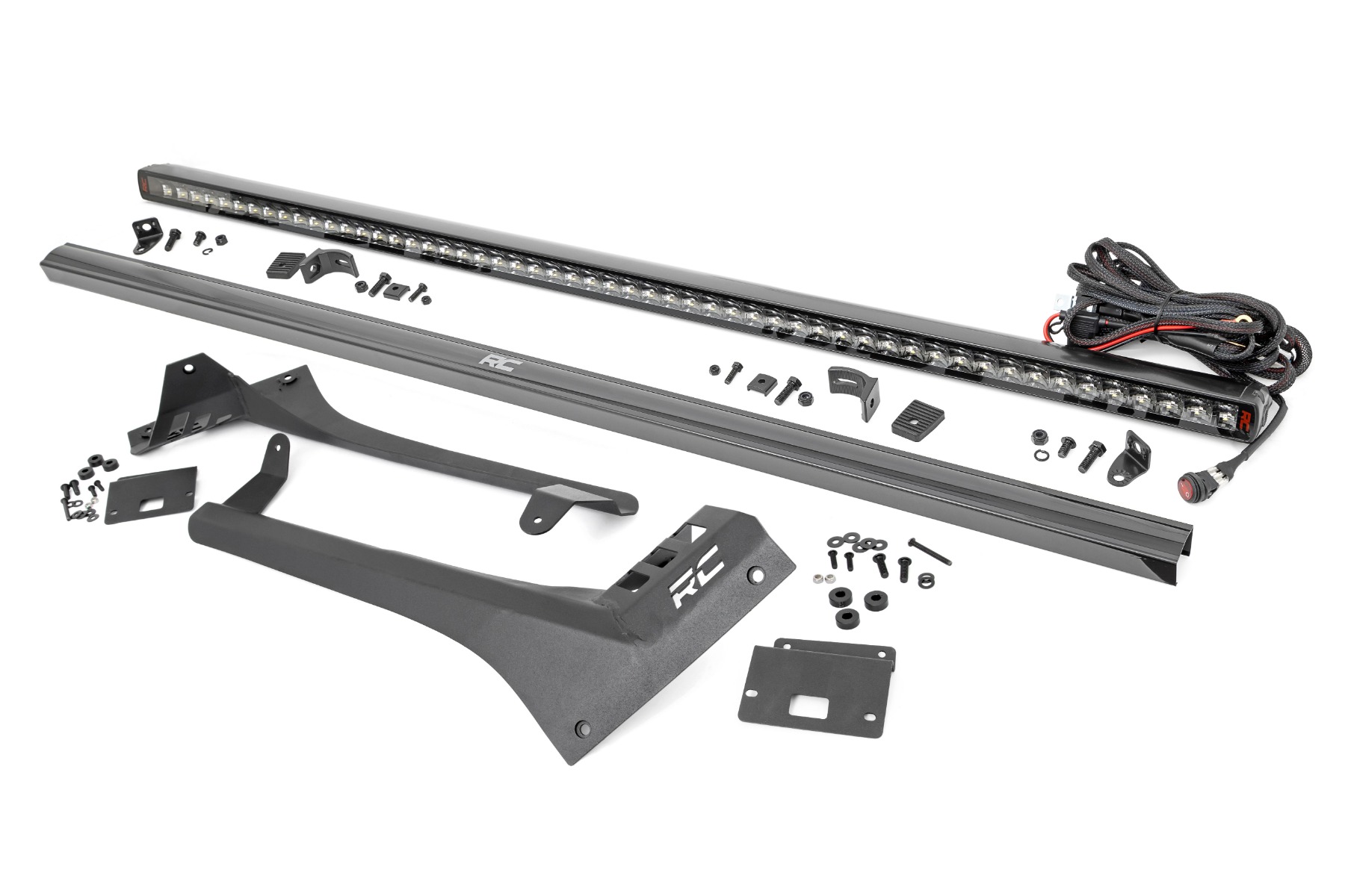 LED-Beleuchtungsset | Windschutzscheibe | 50 Zoll Spectrum Single Row | Jeep Gladiator JT/Wrangler JL (18–26)