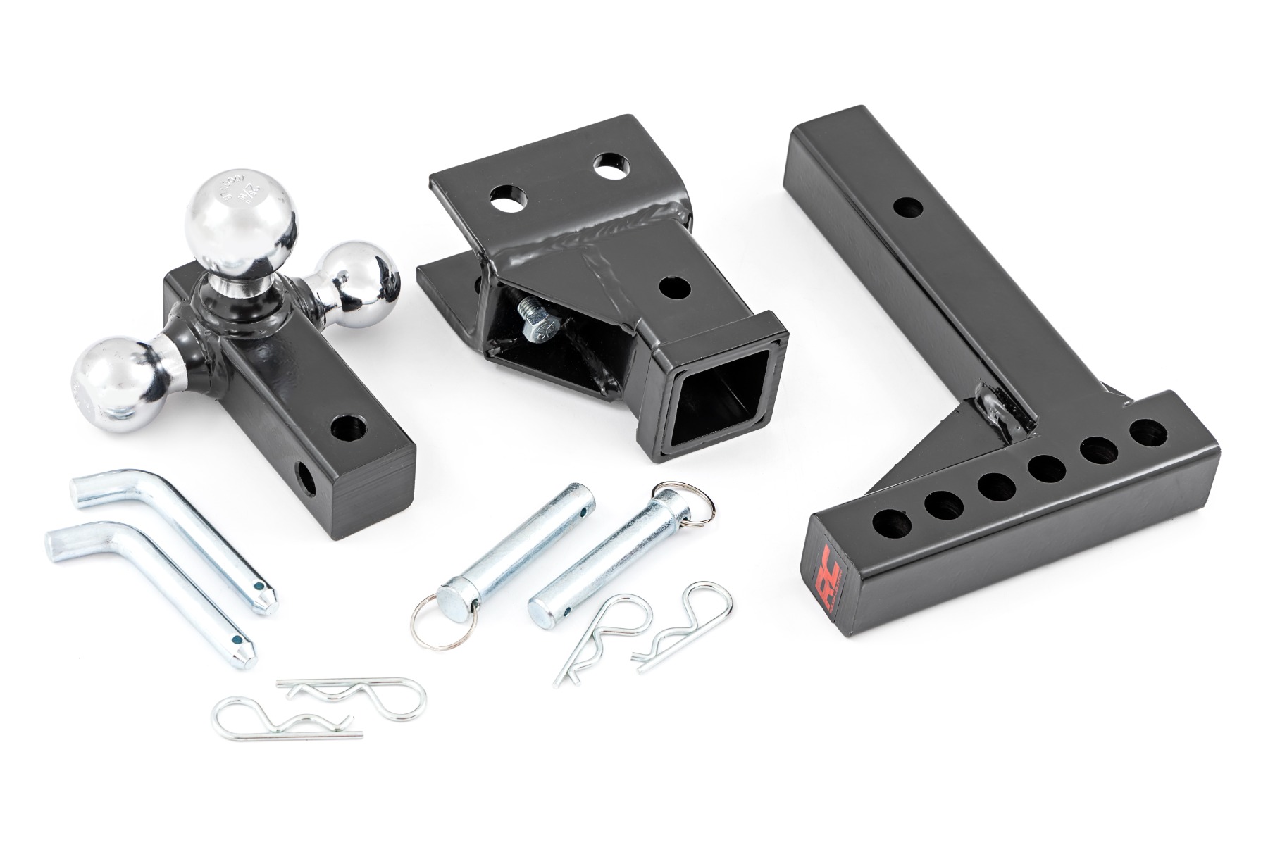 Adjustable Trailer Hitch | 6 Inch Drop | Multi-Ball Mount | Fits 2 Inch Receiver — Bild 4