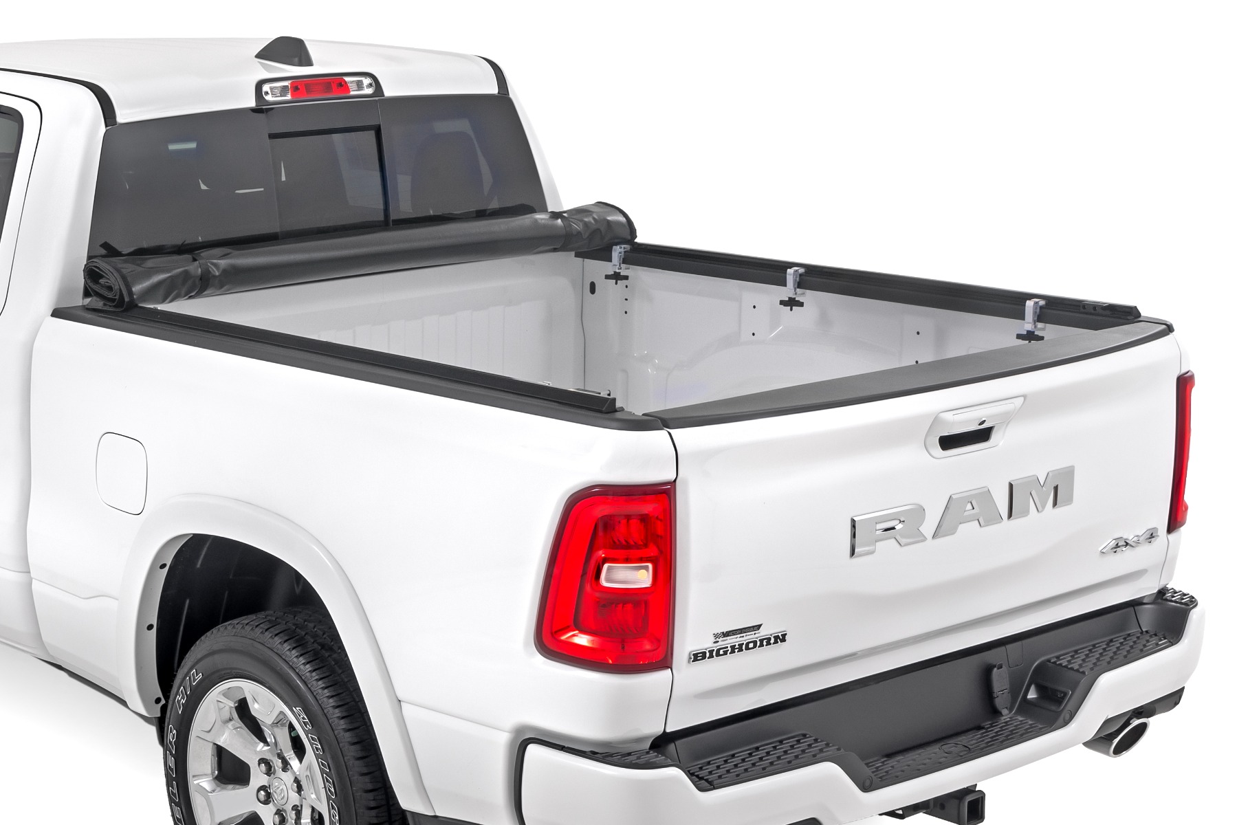 Weiche, aufrollbare Ladeflächenabdeckung | 6'4 Zoll Ladefläche | RAM 1500 (19–26)/1500 TRX (21–24) — Bild 2