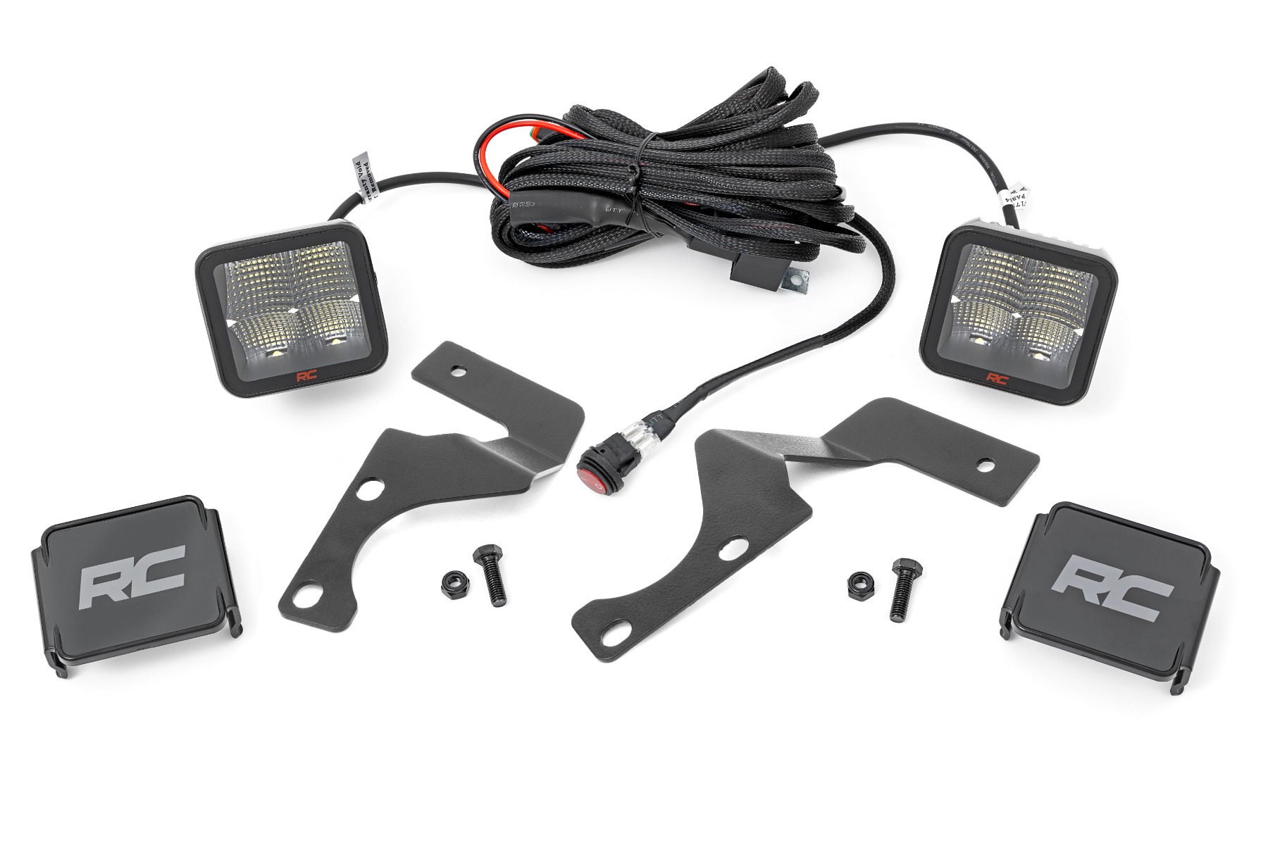 LED-Beleuchtungsset | Montage im Graben | 2 Zoll Spectrum Spot-Paar | Toyota 4Runner (10–24)