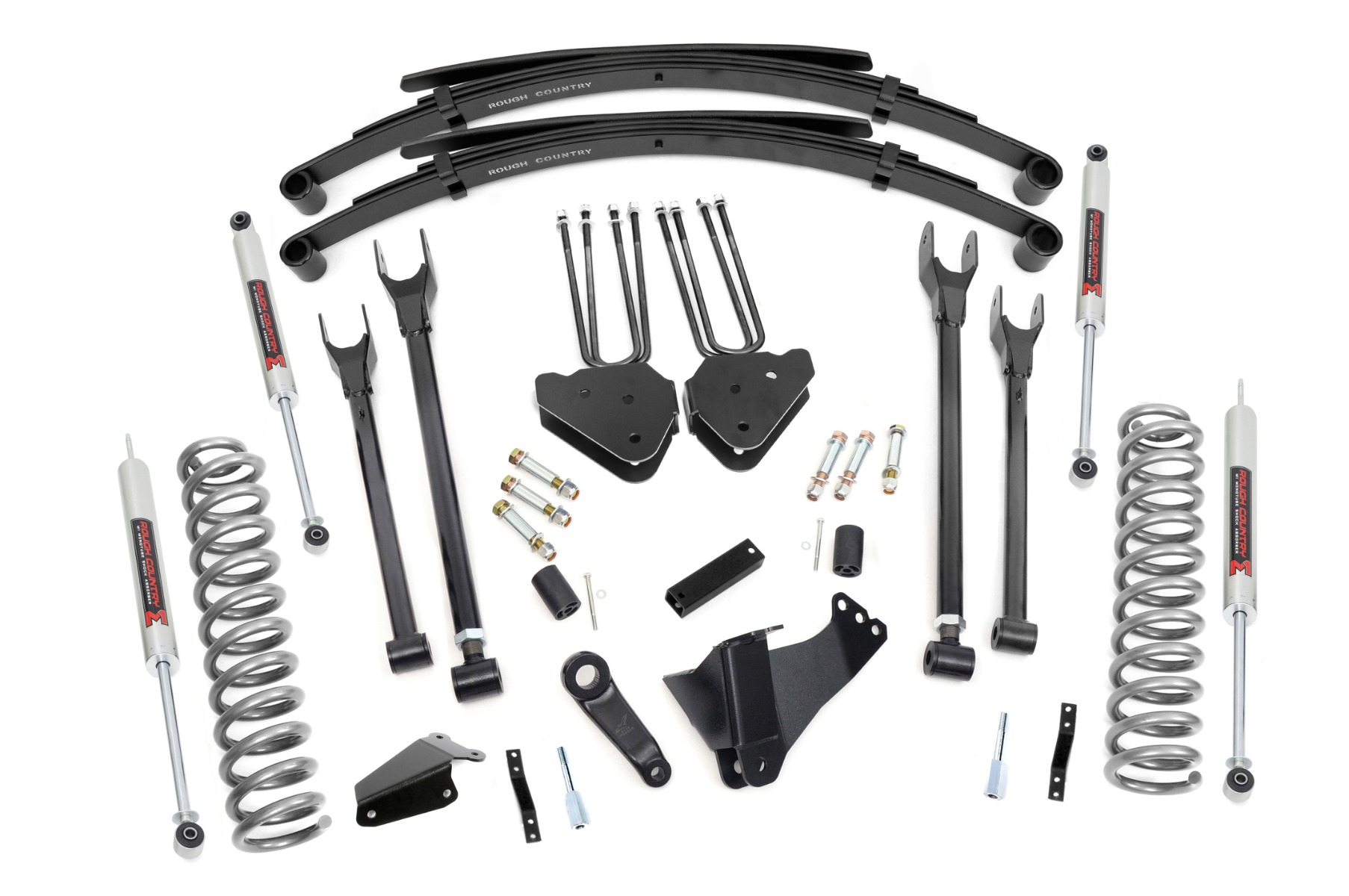 6-Zoll-Lift Kit | Diesel | 4-Lenker-Aufhängung | M1 | Blattfedern | Ford F-250/F-350 Super Duty (05–07)