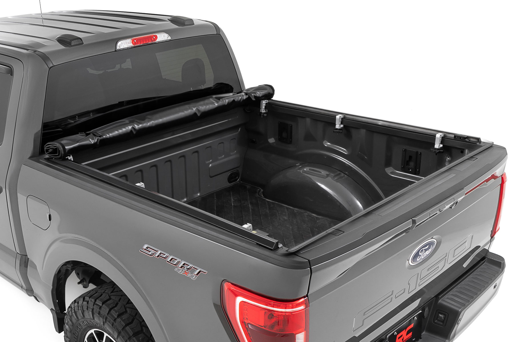 Weiche Roll-up-Ladeflächenabdeckung | 5'7 Zoll Bett | Ford F-150/F-150 Lightning/Raptor (15–26) — Bild 6