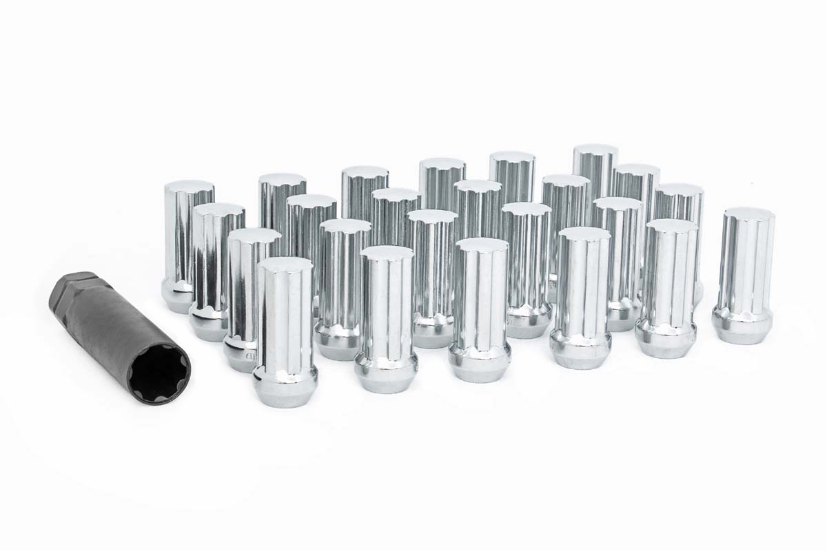 Radmuttern-Set | M12x1,25 | 24 Stück | Chrom