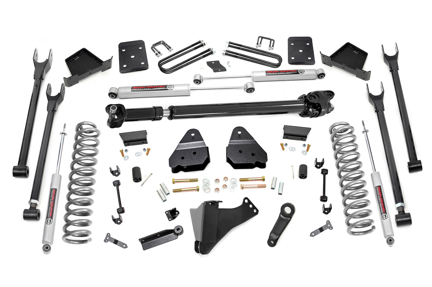 6-Zoll-Lift Kit | 4-Lenker-Aufhängung | Ohne Zusatzfeder | D/S | Ford F-250/F-350 Super Duty (17–22)