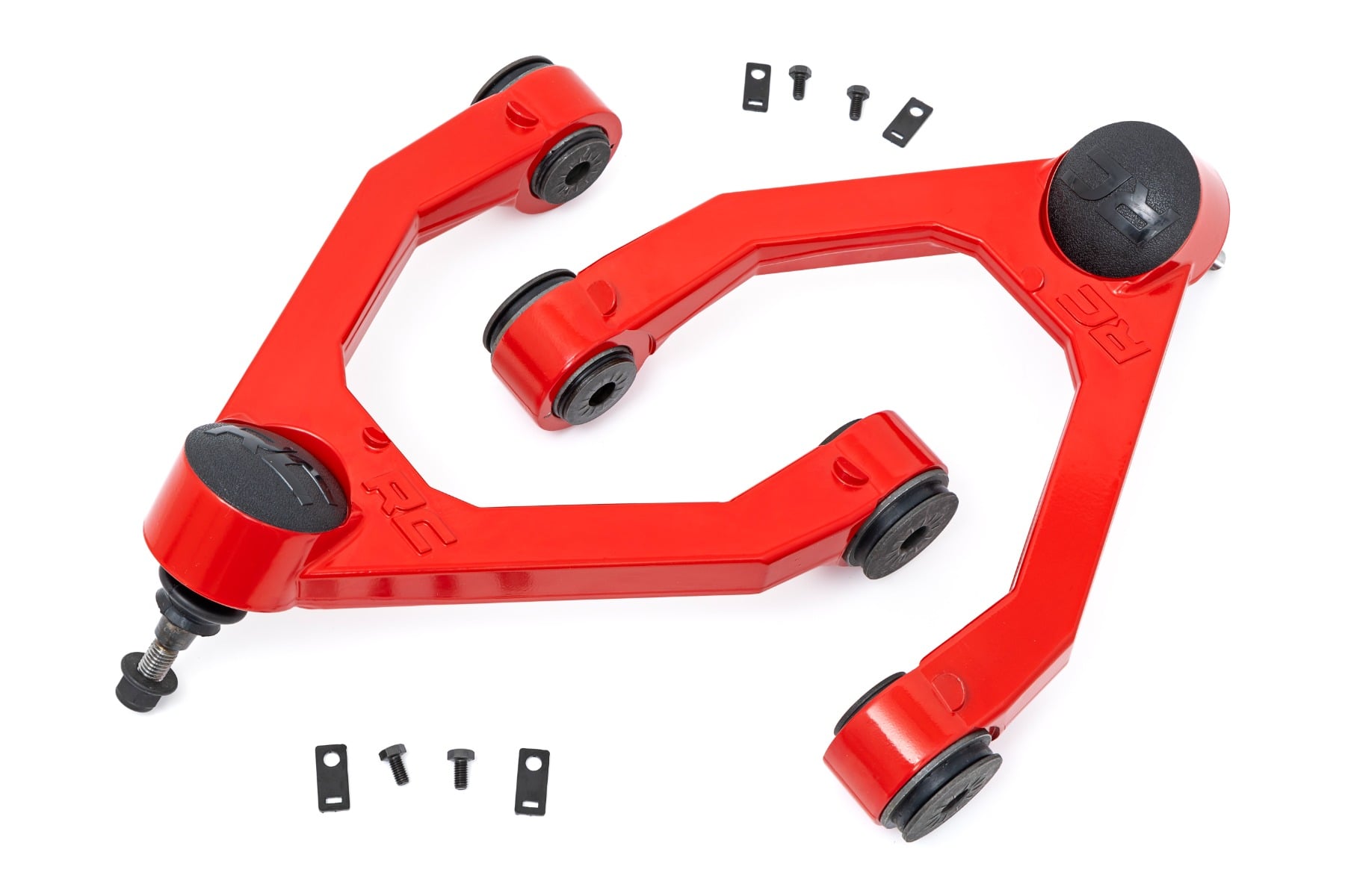 Rote geschmiedete obere Querlenker | 2–3 Zoll Höherlegung | Chevy/GMC 1500 Pickup & SUV (88–99)