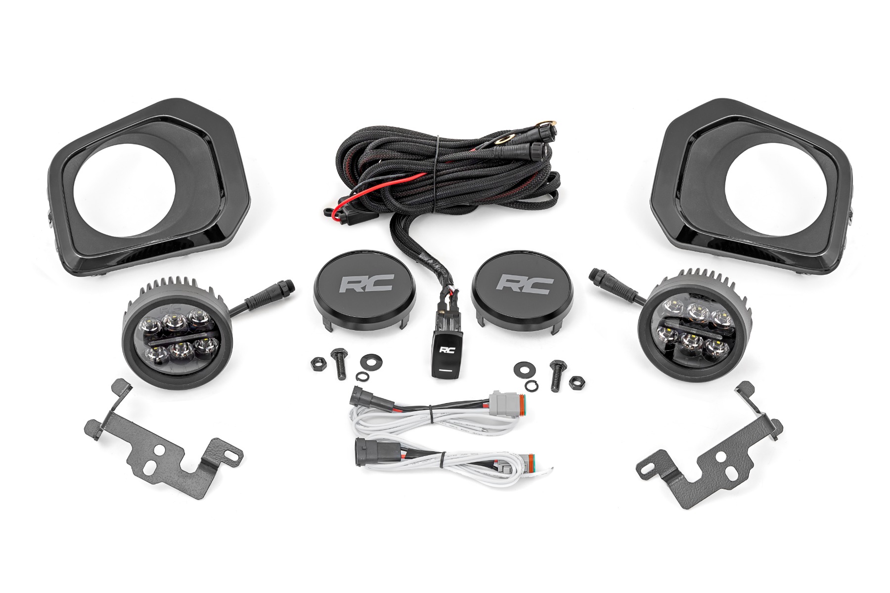 LED Fog Light Kit | 3.5 Inch Round Black Series | Amber DRL | Toyota Tacoma (16-23) — Bild 3