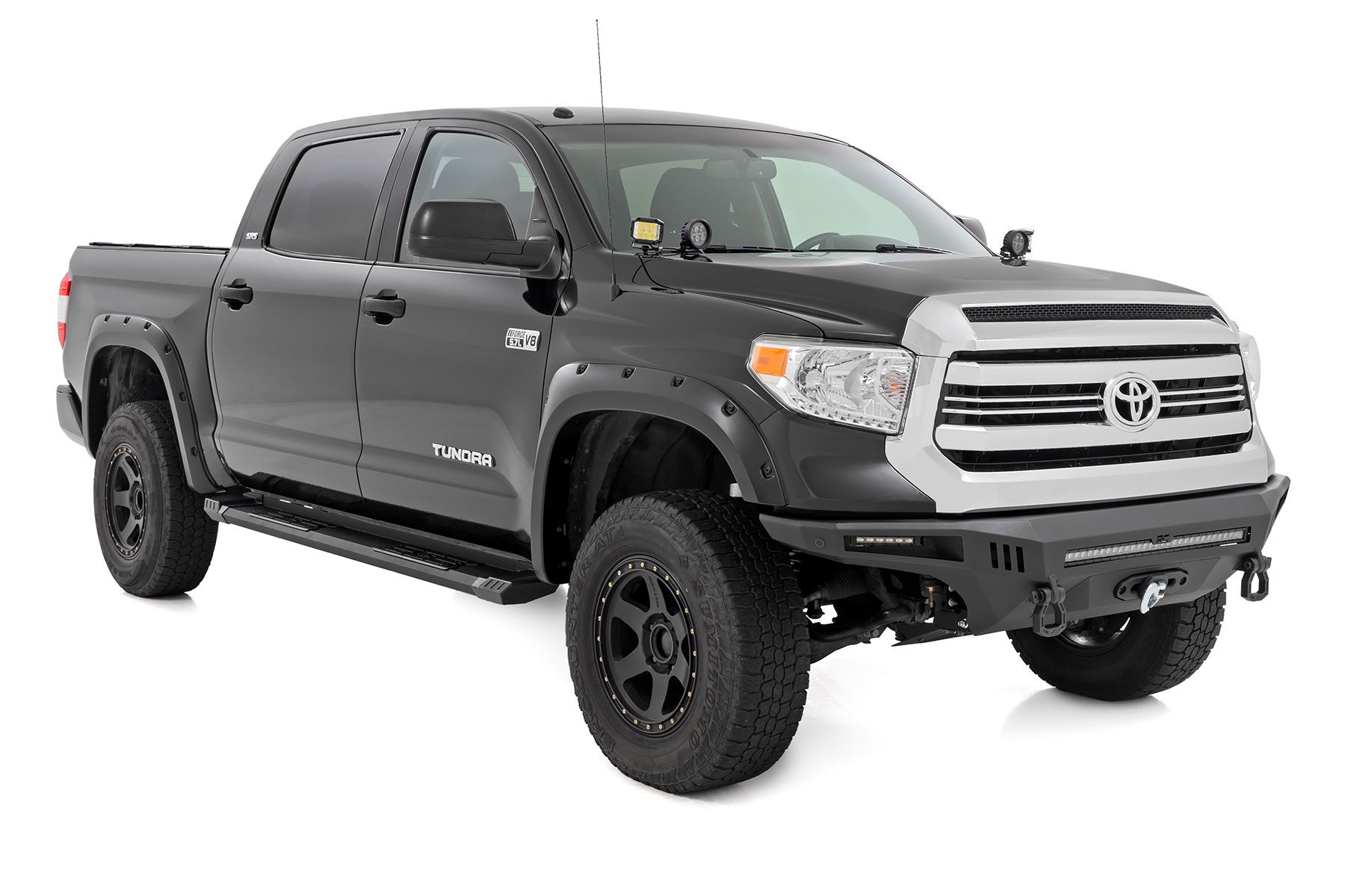 HD2 Aluminium-Trittbretter | Crewmax-Kabine | Toyota Tundra 2WD/4WD (2007–2021) — Bild 2