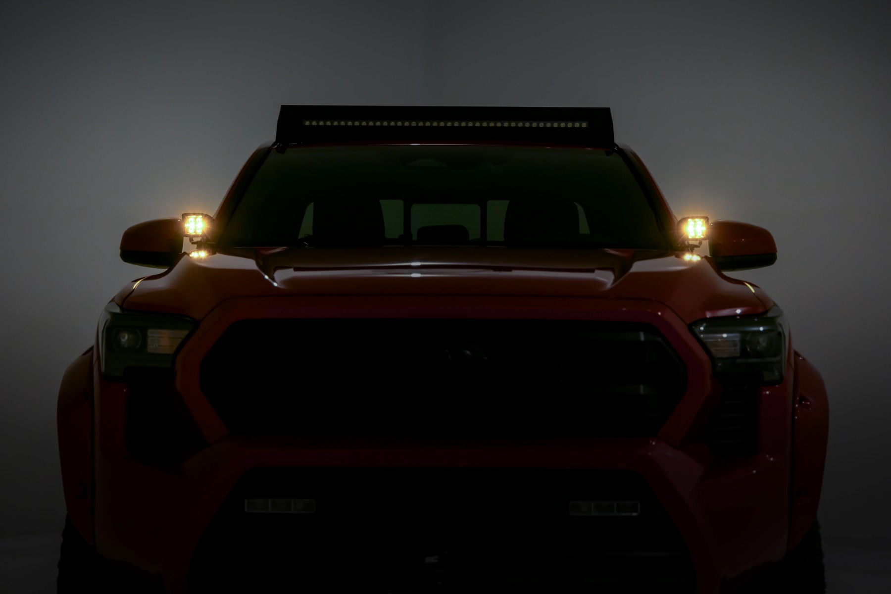LED-Beleuchtungsset | Grabenmontage | 2" Schwarz, Paar | Gelbe Tagfahrleuchten | Toyota Tacoma (24–26) — Bild 6