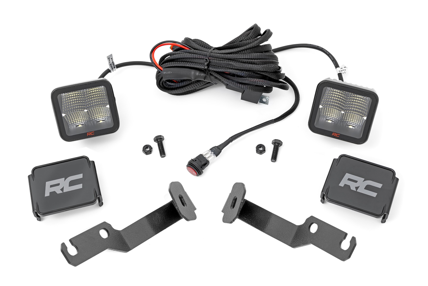 LED-Beleuchtungsset | Einbau in die Sattelkupplung | 2" Spectrum-Paar | Spot | Toyota Tacoma (05–15)