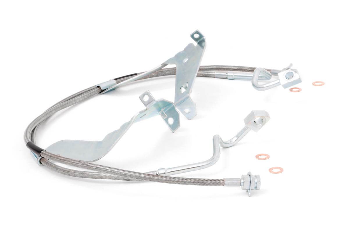 Bremsleitungen | Edelstahl | Vorne | 4–6 Zoll Höherlegung | Ford F-250/F-350 Super Duty (08–16)