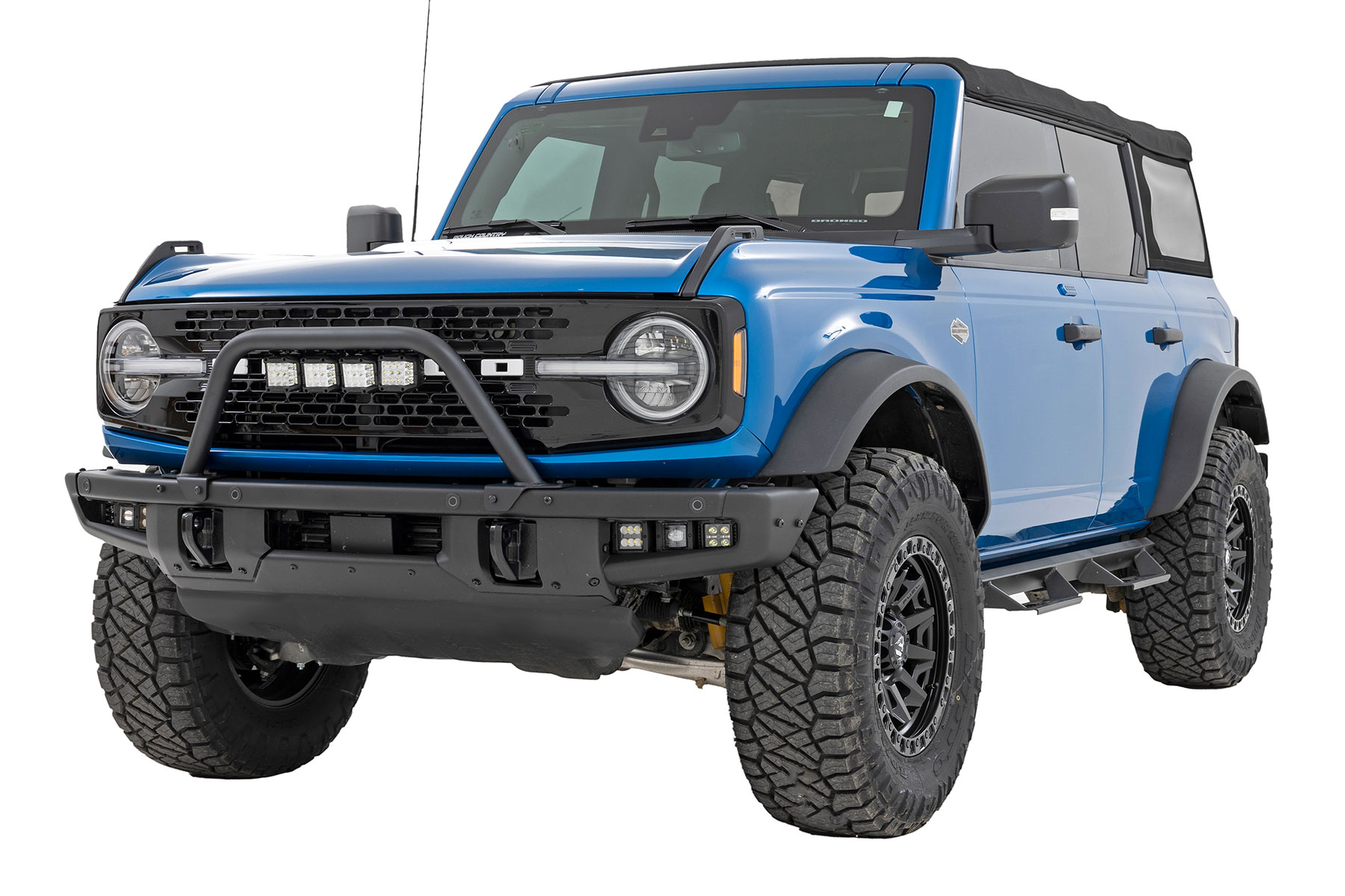 Safari-Leiste | 3 Zoll OSRAM (Quad) | Breit | OE Modular Steel | Ford Bronco (21–26) — Bild 2